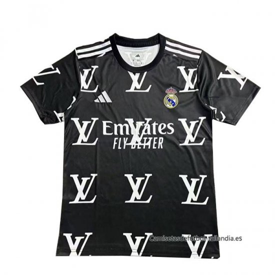 Tailandia Camiseta Real Madrid LV Special 2025-2026 Negro - Haga un click en la imagen para cerrar