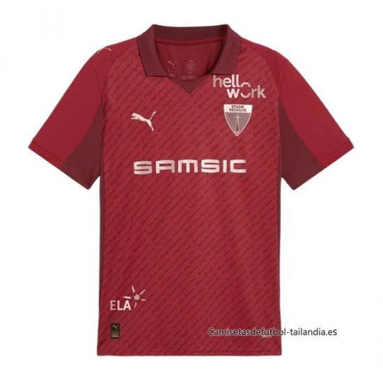 Tailandia Camiseta Stade Rennais Aniversario 2025-2026 Rojo - Haga un click en la imagen para cerrar
