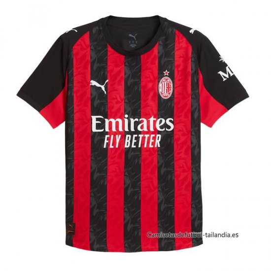 1ª Camiseta AC Milan Authentic 2025-2026 - Haga un click en la imagen para cerrar
