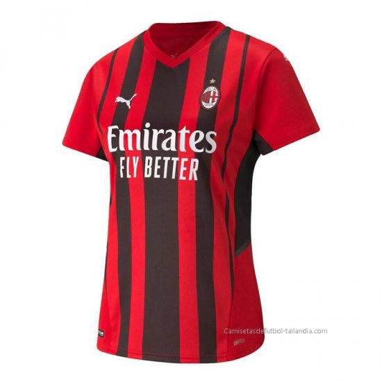 1ª Camiseta AC Milan Mujer 2021-2022 - Haga un click en la imagen para cerrar