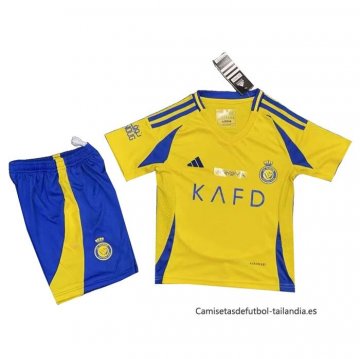 1ª Camiseta Al Nassr Nino 2024-2025 1ª Camiseta Al Nassr Nino 2024-2025