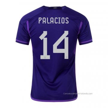2ª Camiseta Argentina Jugador Palacios 2022 2ª Camiseta Argentina Jugador Palacios 2022