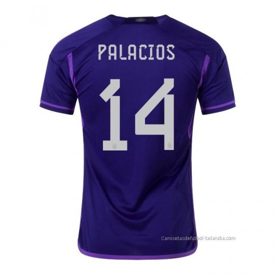 2ª Camiseta Argentina Jugador Palacios 2022 - Haga un click en la imagen para cerrar