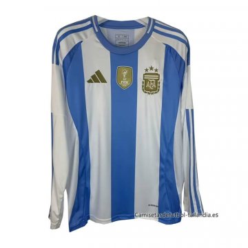 1ª Camiseta Argentina Manga Larga 2024 (2XL-4XL)