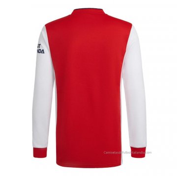 1ª Camiseta Arsenal Manga Larga 2021-2022