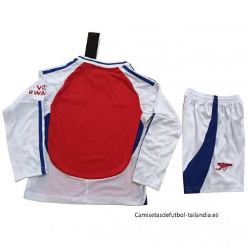 1ª Camiseta Arsenal Manga Larga Nino 2024-2025