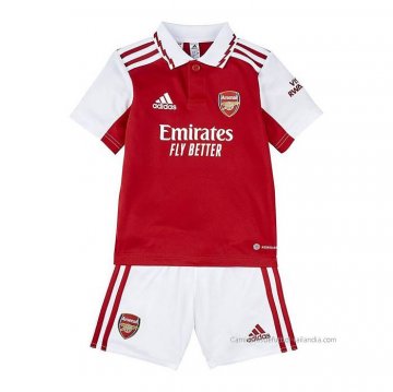 1ª Camiseta Arsenal Nino 2022-2023 1ª Camiseta Arsenal Nino 2022-2023