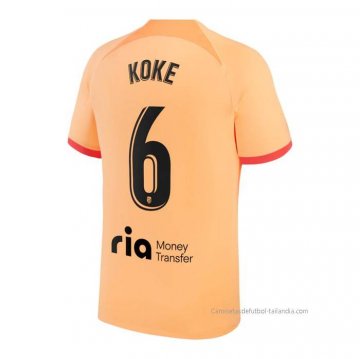 3ª Camiseta Atletico Madrid Jugador Koke 2022-2023 3ª Camiseta Atletico Madrid Jugador Koke 2022-2023