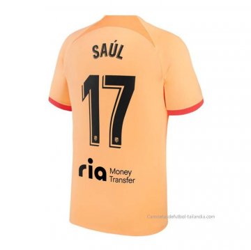 3ª Camiseta Atletico Madrid Jugador Saul 2022-2023 3ª Camiseta Atletico Madrid Jugador Saul 2022-2023