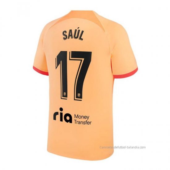 3ª Camiseta Atletico Madrid Jugador Saul 2022-2023 - Haga un click en la imagen para cerrar