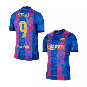 3ª Camiseta Barcelona Jugador Memphis 2021-2022 3ª Camiseta Barcelona Jugador Memphis 2021-2022