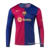 1ª Camiseta Barcelona Manga Larga 2024-2025 1ª Camiseta Barcelona Manga Larga 2024-2025