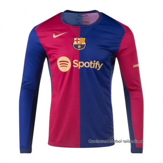 1ª Camiseta Barcelona Manga Larga 2024-2025 - Haga un click en la imagen para cerrar