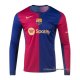 1ª Camiseta Barcelona Manga Larga 2024-2025