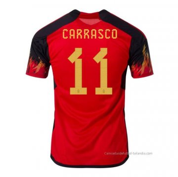 1ª Camiseta Belgica Jugador Carrasco 2022 1ª Camiseta Belgica Jugador Carrasco 2022