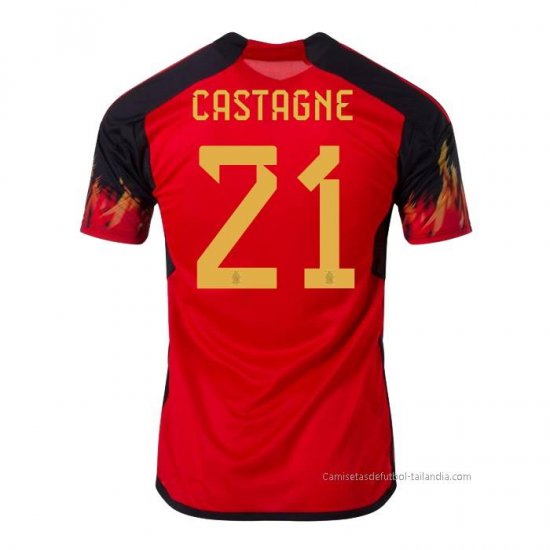 1ª Camiseta Belgica Jugador Castagne 2022 - Haga un click en la imagen para cerrar