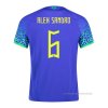 2ª Camiseta Brasil Jugador Alex Sandro 2022