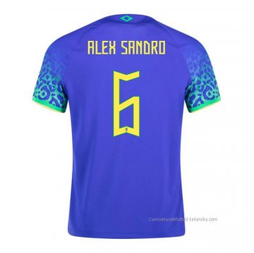 2ª Camiseta Brasil Jugador Alex Sandro 2022 2ª Camiseta Brasil Jugador Alex Sandro 2022