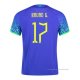 2ª Camiseta Brasil Jugador Bruno G. 2022