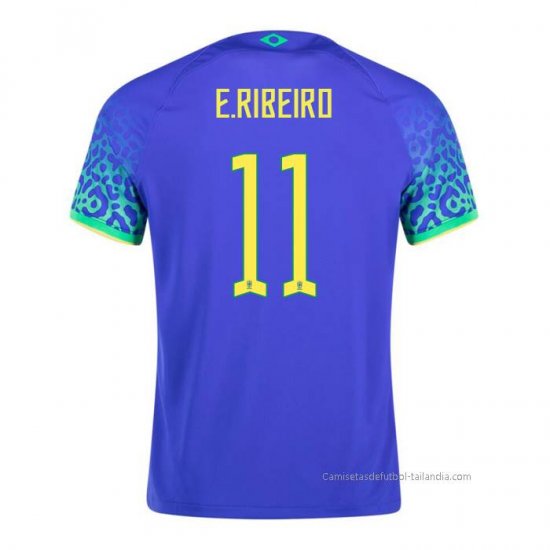 2ª Camiseta Brasil Jugador E.Ribeiro 2022 - Haga un click en la imagen para cerrar
