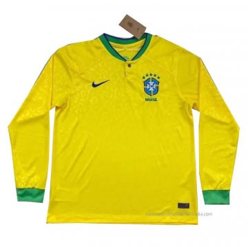 1ª Camiseta Brasil Manga Larga 2022 1ª Camiseta Brasil Manga Larga 2022