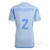 2ª Camiseta Espana Jugador Azpilicueta 2022