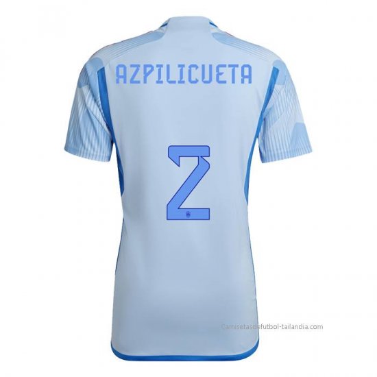 2ª Camiseta Espana Jugador Azpilicueta 2022 - Haga un click en la imagen para cerrar