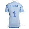 2ª Camiseta Espana Jugador Sanchez 2022