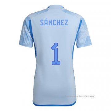 2ª Camiseta Espana Jugador Sanchez 2022 2ª Camiseta Espana Jugador Sanchez 2022