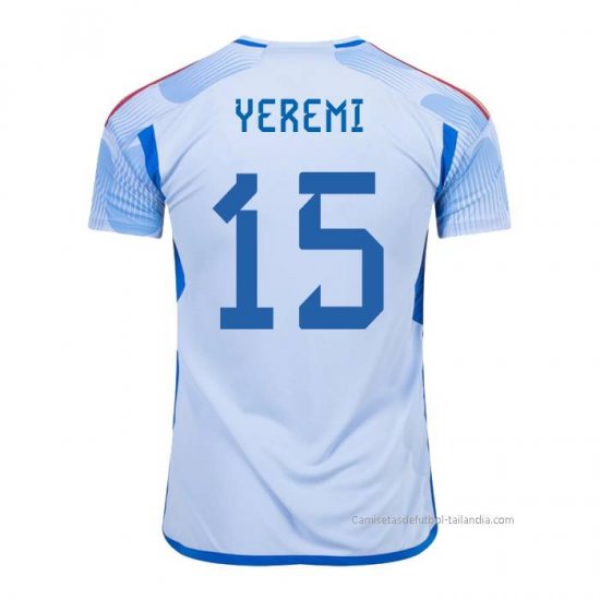 2ª Camiseta Espana Jugador Yeremi 2022 - Haga un click en la imagen para cerrar