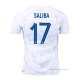 2ª Camiseta Francia Jugador Saliba 2022