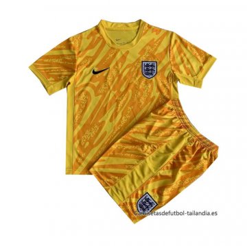 Camiseta Inglaterra Portero Nino 2024 Amarillo Camiseta Inglaterra Portero Nino 2024 Amarillo