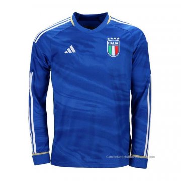 1ª Camiseta Italia Manga Larga 2023-2024 1ª Camiseta Italia Manga Larga 2023-2024