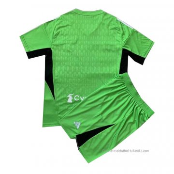 Camiseta Juventus Portero Nino 2023-2024 Verde