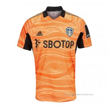 Camiseta Leeds United Portero 2021-2022 Naranja Camiseta Leeds United Portero 2021-2022 Naranja