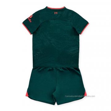 3ª Camiseta Liverpool Nino 2022-2023