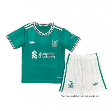 3ª Camiseta Liverpool Nino 2025-2026
