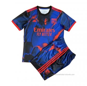 Camiseta Lyon 4ª Nino 2021-2022 Camiseta Lyon 4ª Nino 2021-2022