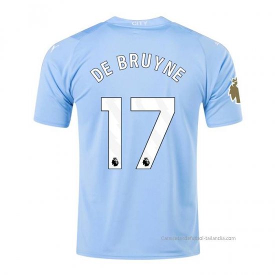 1ª Camiseta Manchester City Jugador De Bruyne 2023-2024 - Haga un click en la imagen para cerrar