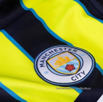 2ª Camiseta Manchester City Manga Larga 2024-2025