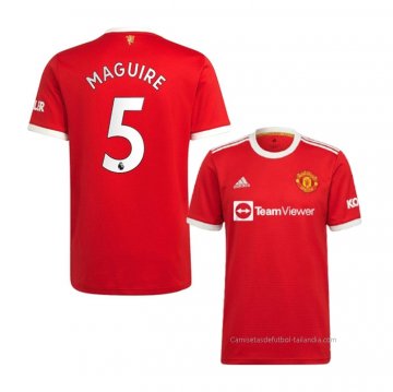 1ª Camiseta Manchester United Jugador Maguire 2021-2022 1ª Camiseta Manchester United Jugador Maguire 2021-2022