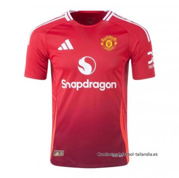1ª Camiseta Manchester United Authentic 2024-2025 1ª Camiseta Manchester United Authentic 2024-2025