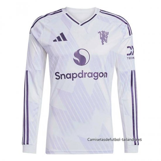 2ª Camiseta Manchester United Manga Larga 2025-2026 - Haga un click en la imagen para cerrar