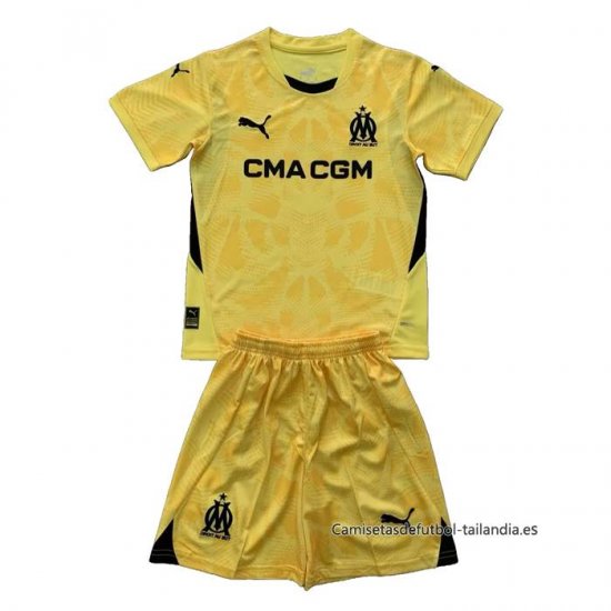 2ª Camiseta Olympique Marsella Portero Nino 2024-2025 - Haga un click en la imagen para cerrar