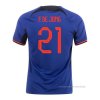 2ª Camiseta Paises Bajos Jugador F.De Jong 2022