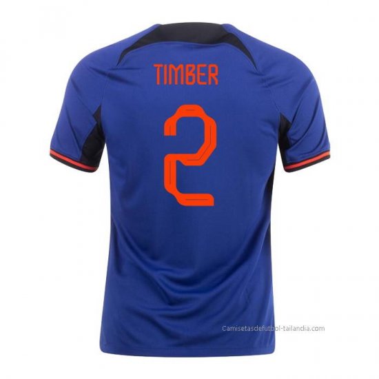 2ª Camiseta Paises Bajos Jugador Timber 2022 - Haga un click en la imagen para cerrar