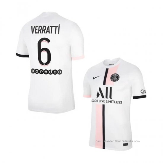 2ª Camiseta Paris Saint-Germain Jugador Verratti 2021-2022 - Haga un click en la imagen para cerrar