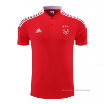 Camiseta Polo del Ajax 2022-2023 Rojo Camiseta Polo del Ajax 2022-2023 Rojo