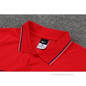Camiseta Polo del Atletico Madrid 2022-2023 Rojo