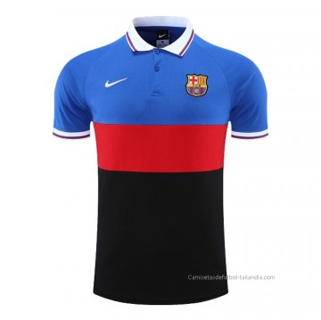 Camiseta Polo del Barcelona 2022-2023 Azul Rojo Negro Camiseta Polo del Barcelona 2022-2023 Azul Rojo Negro